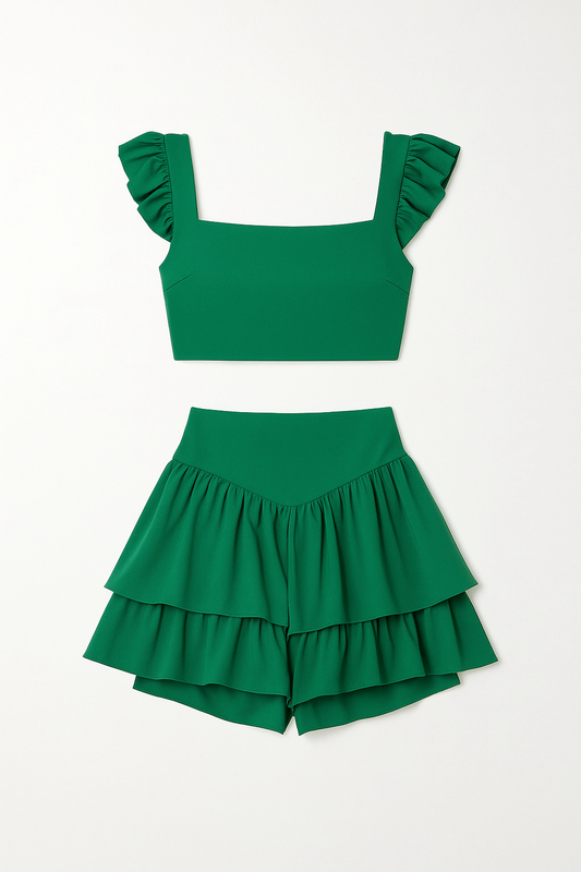 2 piece mini skirt