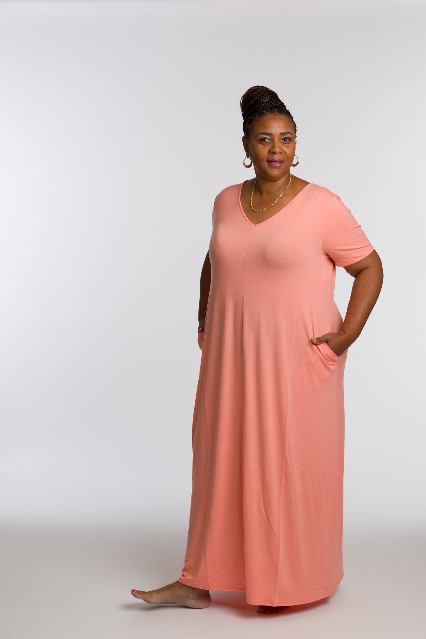 Pink Maxi Dress