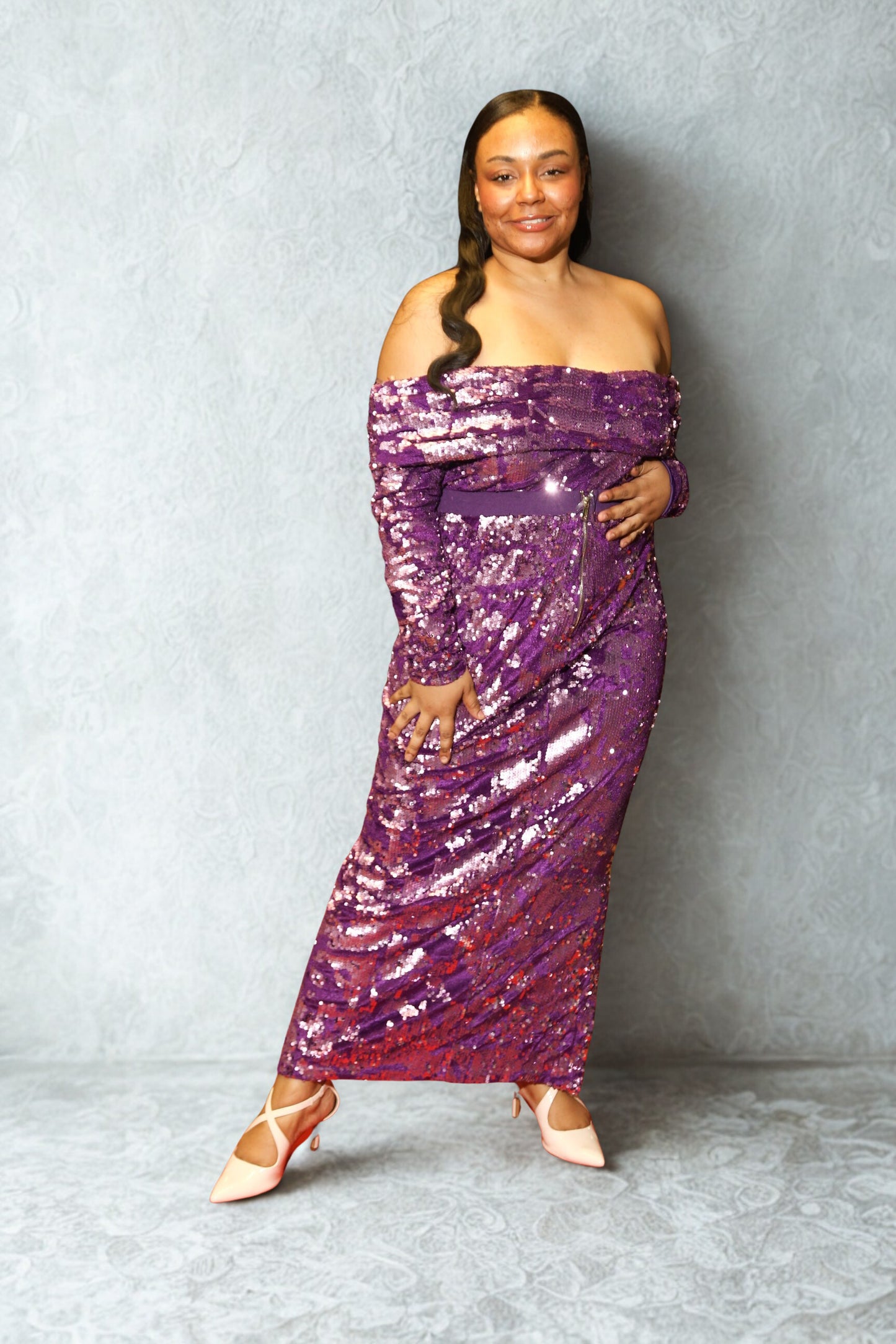 PURPLE DRESS SEQUEN